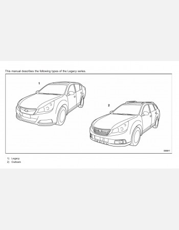 subaru legacy 2011 owners manual